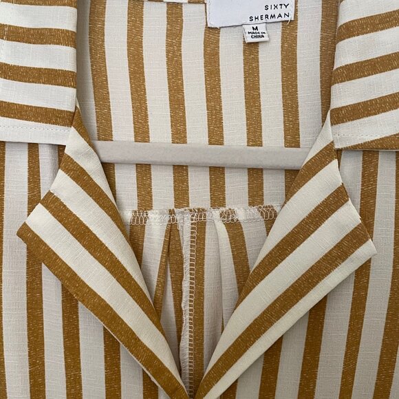 Ten Sixty Sherman Button Front Shirt Striped Dress - Picture 2 of 5